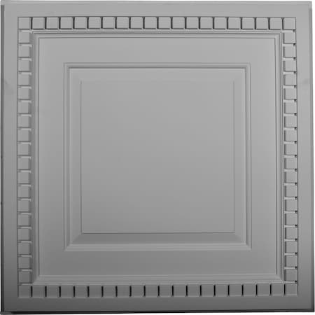 Ekena Millwork 23 3/4"W x 23 3/4"H x 1 5/8"P Dentil Ceiling Tile CT24X24DE